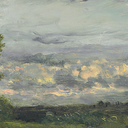 Le Sponde Dell'Oise 2 Charles François Daubigny cfd48 quadro stampato su tela