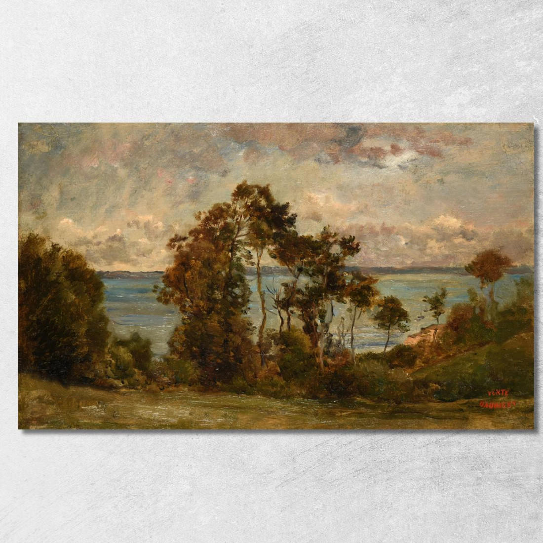 Les Hauts De Villerville Charles François Daubigny cfd50 quadro stampato su tela