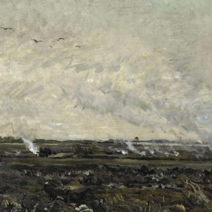 Ottobre Charles François Daubigny cfd54 quadro stampato su tela
