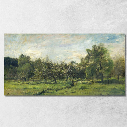 Frutteto Charles François Daubigny cfd56 quadro stampato su tela