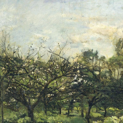 Frutteto Charles François Daubigny cfd56 quadro stampato su tela