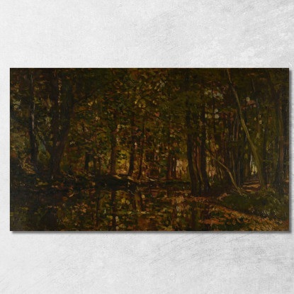 Ruscello Nel Bosco Charles François Daubigny cfd70 quadro stampato su tela