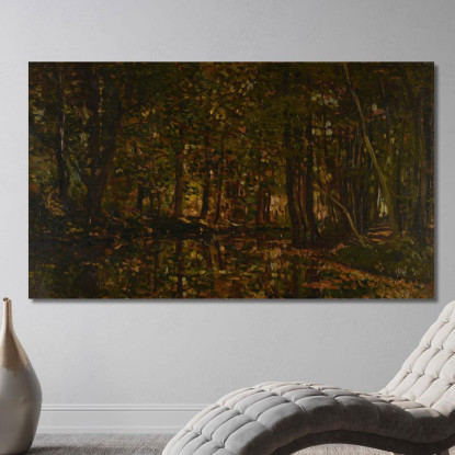 Ruscello Nel Bosco Charles François Daubigny cfd70 quadro stampato su tela