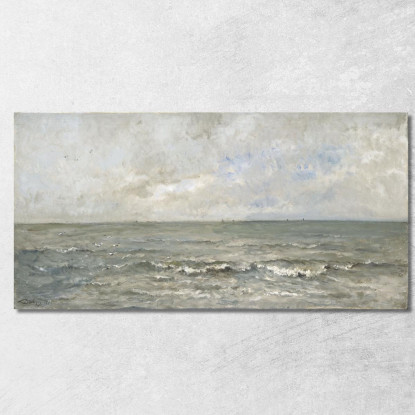 Marina Charles François Daubigny cfd72 quadro stampato su tela