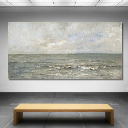 Marina Charles François Daubigny cfd72 quadro stampato su tela