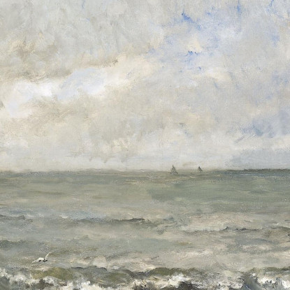 Marina Charles François Daubigny cfd72 quadro stampato su tela