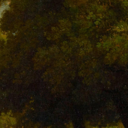 Il Crocevia Del Nido Dell'Aquila Nella Foresta Di Fontainebleau Charles François Daubigny cfd78 quadro stampato su tela