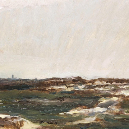 Le Dune A Camiers Charles François Daubigny cfd79 quadro stampato su tela