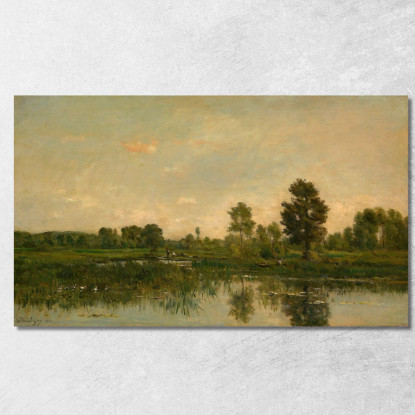 La Palude Charles François Daubigny cfd83 quadro stampato su tela