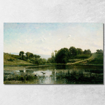 Gli Stagni Di Gylieu Charles François Daubigny cfd85 quadro stampato su tela