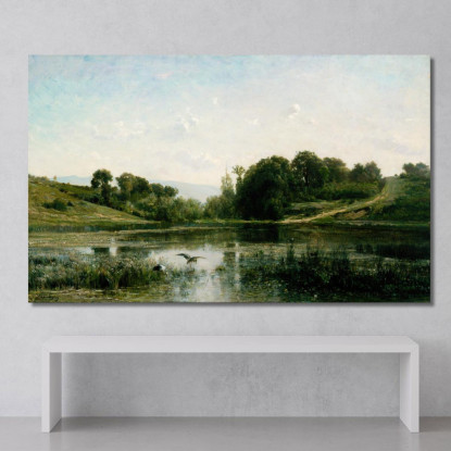 Gli Stagni Di Gylieu Charles François Daubigny cfd85 quadro stampato su tela