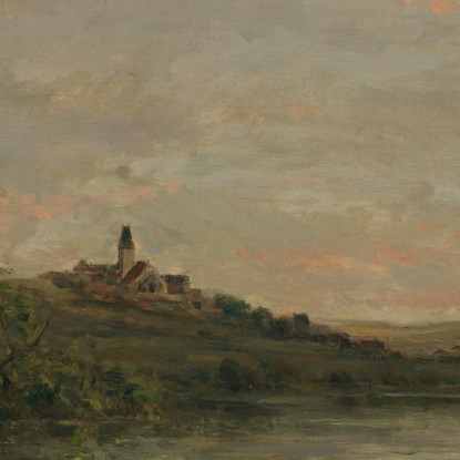La Senna Al Mattino Charles François Daubigny cfd86 quadro stampato su tela
