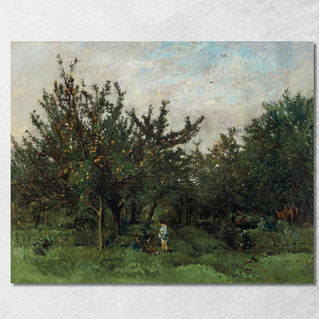 Un Frutteto Charles François Daubigny cfd88 quadro stampato su tela