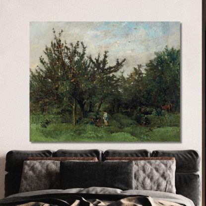 Un Frutteto Charles François Daubigny cfd88 quadro stampato su tela