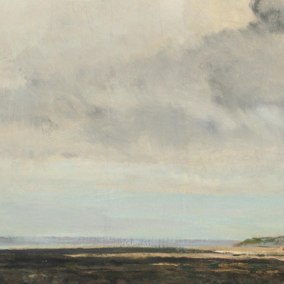 Villerville Vista Da Le Ratier Charles François Daubigny cfd89 quadro stampato su tela