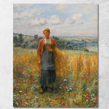 Jeannine Che Spigola Daniel Ridgway Knight drk14 quadro stampato su tela