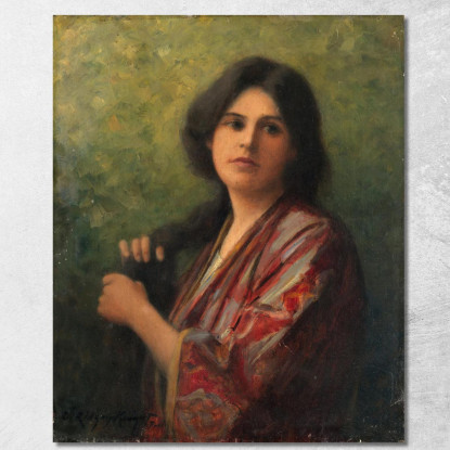Persa Nei Pensieri Daniel Ridgway Knight drk16 quadro stampato su tela