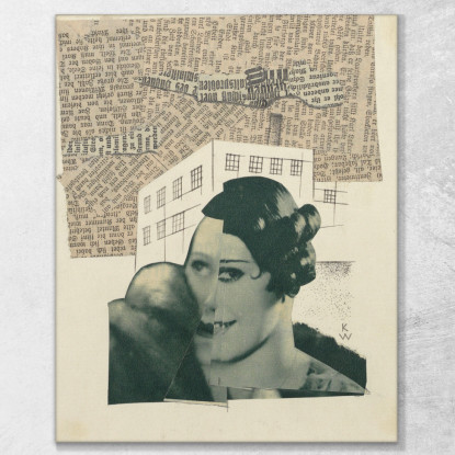 Signora E Prigione Karl Wiener kwn88 quadro stampato su tela