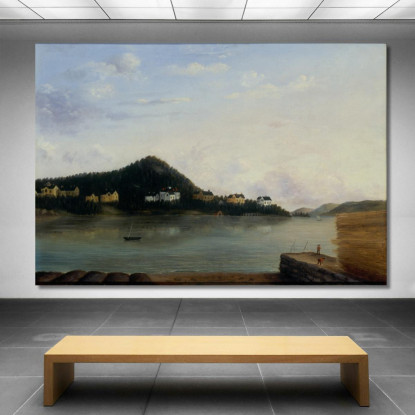 Dorchester 1856 Edward Mitchell Bannister emb6 quadro stampato su tela
