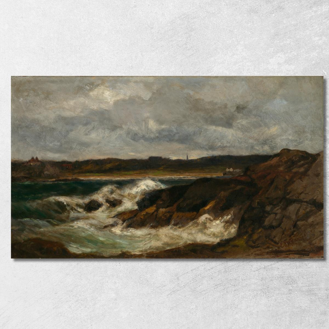 Newport Edward Mitchell Bannister emb17 quadro stampato su tela