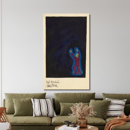 Il Buio Karl Wiener kwn93 quadro stampato su tela