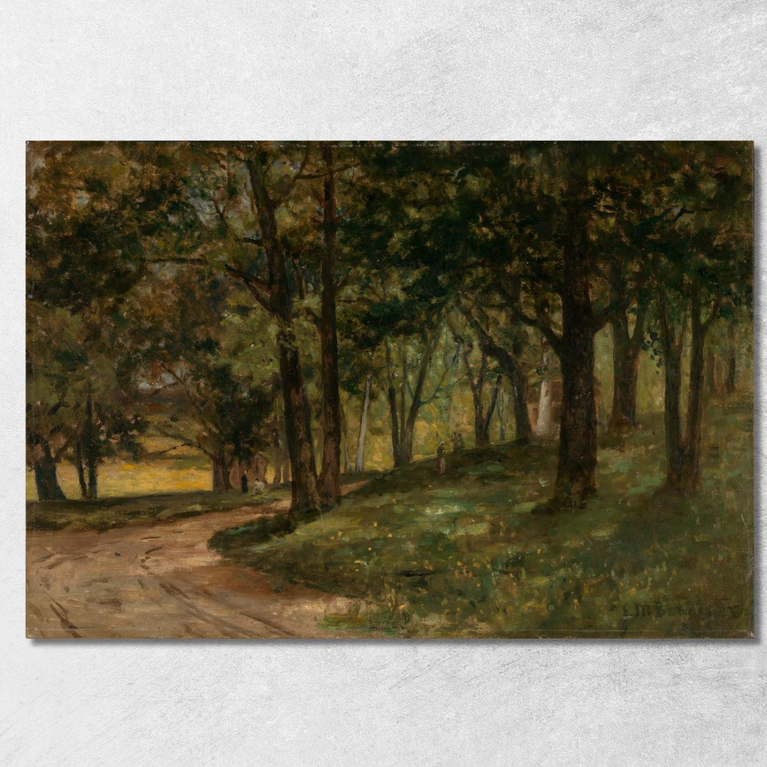 Paesaggio Con Alberi Edward Mitchell Bannister emb52 quadro stampato su tela