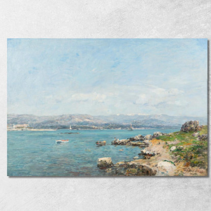 Antibes La Baia Eugène Boudin ebd3 quadro stampato su tela