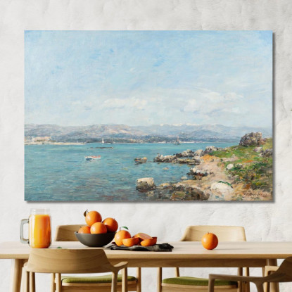 Antibes La Baia Eugène Boudin ebd3 quadro stampato su tela