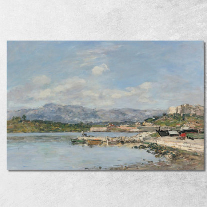 Antibes Il Forte Carré Eugène Boudin ebd4 quadro stampato su tela