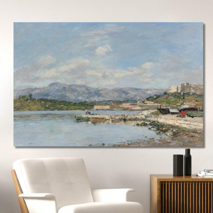 Antibes Il Forte Carré Eugène Boudin ebd4 quadro stampato su tela