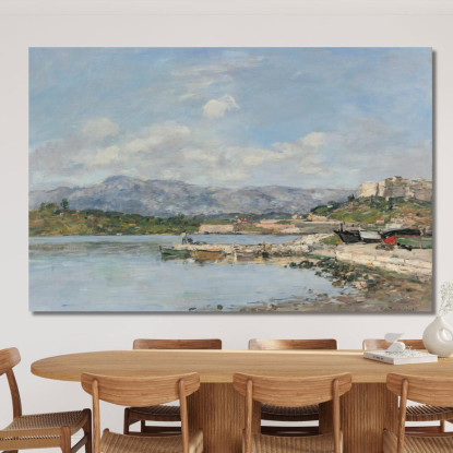 Antibes Il Forte Carré Eugène Boudin ebd4 quadro stampato su tela