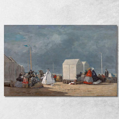 Tempesta In Arrivo Eugène Boudin ebd6 quadro stampato su tela