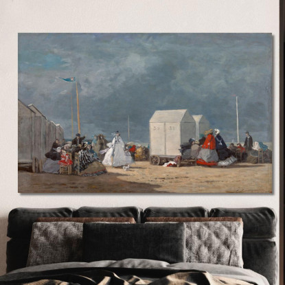 Tempesta In Arrivo Eugène Boudin ebd6 quadro stampato su tela
