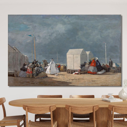 Tempesta In Arrivo Eugène Boudin ebd6 quadro stampato su tela