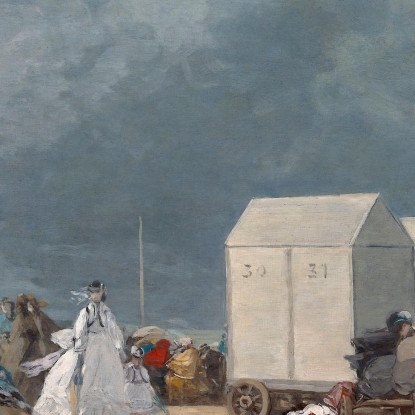 Tempesta In Arrivo Eugène Boudin ebd6 quadro stampato su tela