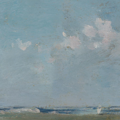 Scene Di Spiaggia A Trouville Eugène Boudin ebd12 quadro stampato su tela