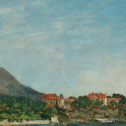 Beaulieu La Baia Delle Formiche Eugène Boudin ebd14 quadro stampato su tela