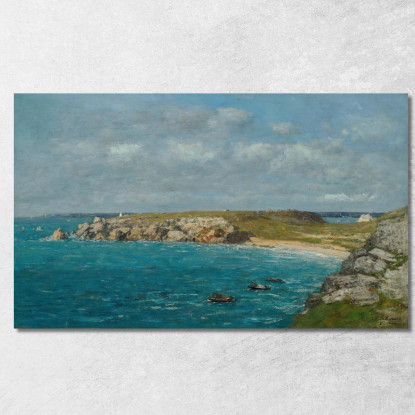 Camaret La Punta Di Toulinguet Eugène Boudin ebd23 quadro stampato su tela
