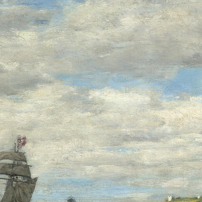 Costa Della Bretagna Eugène Boudin ebd29 quadro stampato su tela