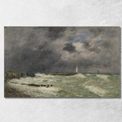 Colpo Di Vento Davanti Al Frascati Le Havre Eugène Boudin ebd31 quadro stampato su tela