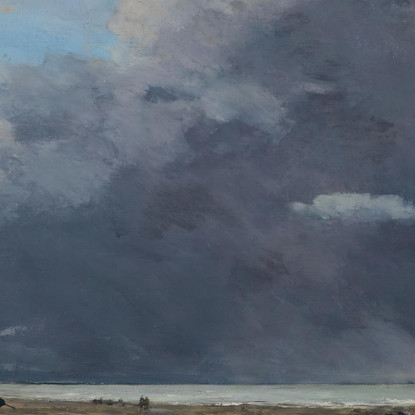 Deauville Bassa Marea Eugène Boudin ebd35 quadro stampato su tela