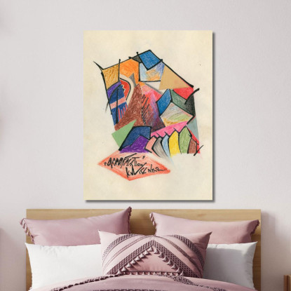 Deformazione Iii Karl Wiener kwn103 quadro stampato su tela