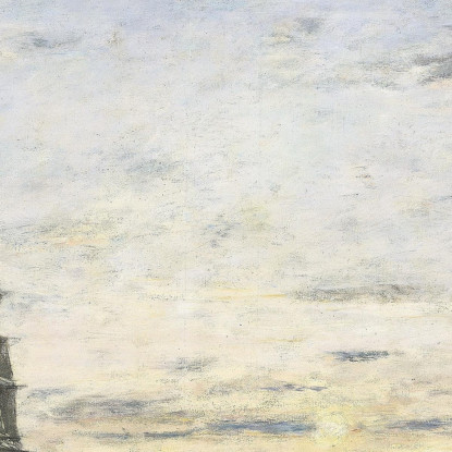 Ingresso Al Porto Di Le Havre Eugène Boudin ebd42 quadro stampato su tela