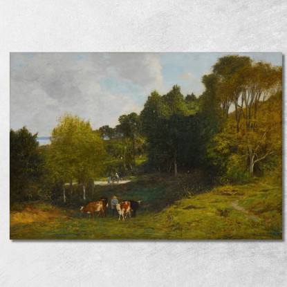 Dintorni Di Honfleur Eugène Boudin ebd44 quadro stampato su tela