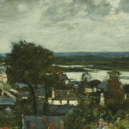 La Touques Vicino A Deauville Eugène Boudin ebd67 quadro stampato su tela