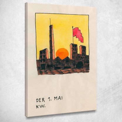 Il 1 Maggio Karl Wiener kwn109 quadro stampato su tela
