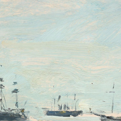 Lo Squadrone Davanti A Villefranche Eugène Boudin ebd90 quadro stampato su tela