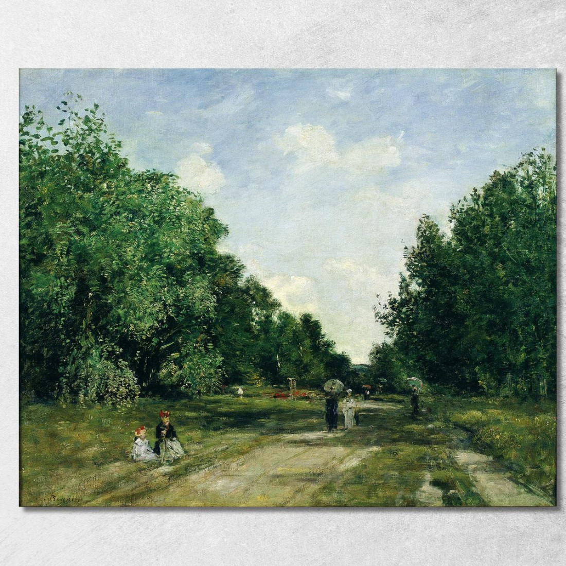 Parco Cordier A Trouville Eugène Boudin ebd102 quadro stampato su tela
