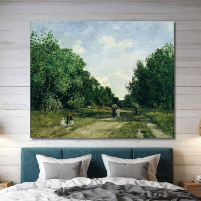 Parco Cordier A Trouville Eugène Boudin ebd102 quadro stampato su tela