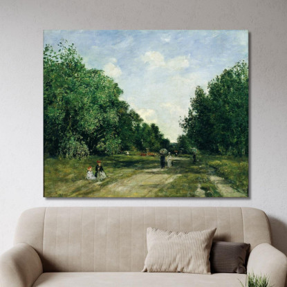 Parco Cordier A Trouville Eugène Boudin ebd102 quadro stampato su tela